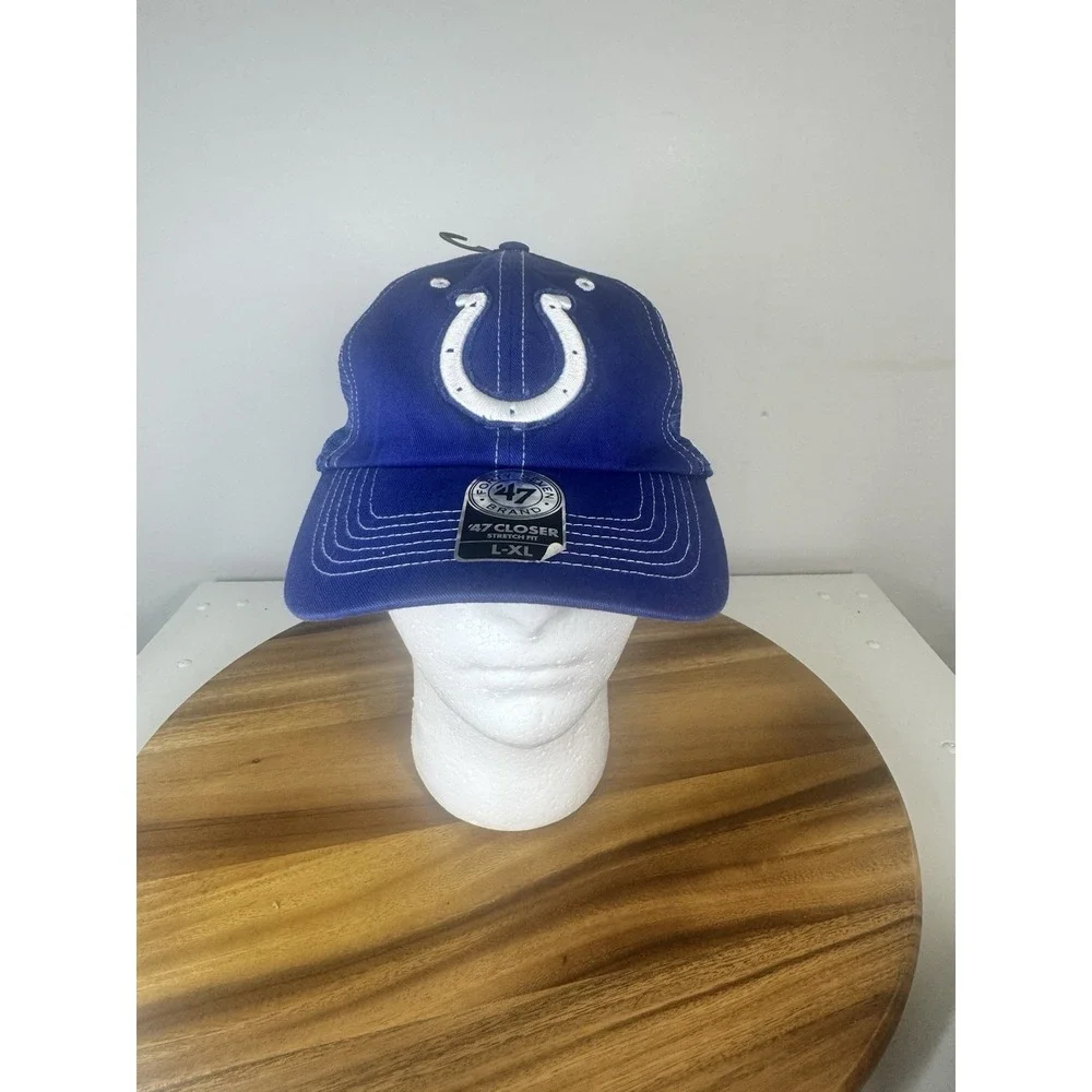 Indianapolis Colts '47 Closer‎ L-XL Flex Hat NEW